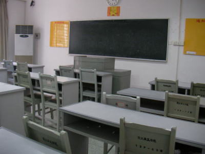 中国の大学の留学生教室